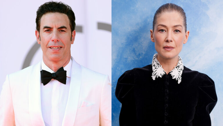 Sacha-Baron-Cohen-and-Rosamund-Pike-Split-Getty-H-2024