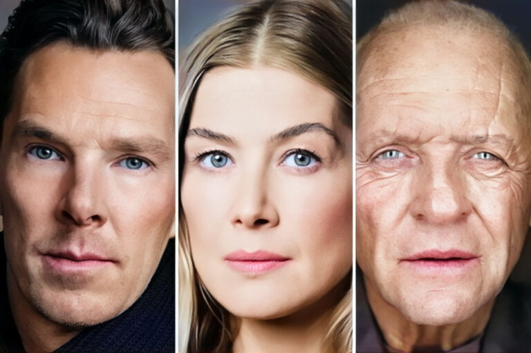 Benedict Cumberbatch, Rosamund Pike e Anthony Hopkins