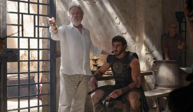 Ridley-Scott-Paul-Mescal-Gladiator-II-scaled